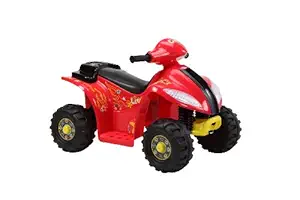 Brunte Battery Operated Kids ATV Bike Red