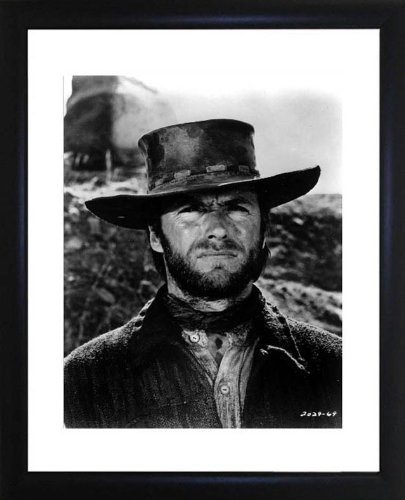 Preisvergleich Produktbild Clint Eastwood gerahmtes Foto