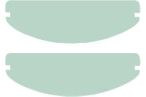 LLFYXM 2 Pcs Anti-Fog Film for Motorcycle Helmet, Visor Insert, Motorbike Helmet Accessories, Helmet Face Shield Anti Fog Visor Insert, Applicable To Non Fixed Exposed And Full Face Helmets