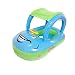 Produktbild Asien 1pc Kinder aufblasbare Schwimmen Ring Sommer Lenkrad Parasol Auto-Modell-Wasserspielzeug abnehmbare Vorzelt Baby-Trainer Schwimmzubehör Light Blue Sitz und Grün