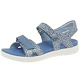 Hochwertige Qualität ECCO Unisex-Kinder Flora Peeptoe Sandalen, Blau (Retro Blue), 31 EU