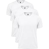 Anillas Isabel Pack of 3 Technical T-shirts for Men Running Gym &ndash; Quick-Drying, Breathable, Black White Grey, Sports Clothing