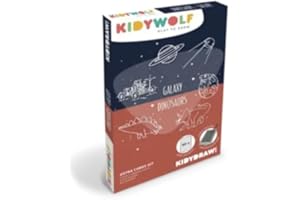 KIDYWOLF Recharge dessins Kidydraw - Dinosaures et Galaxie