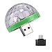 Produktbild Bescita USB Stab Tragbare Magischer Lampe  NEU  Wizzard  Mitgebsel  Kindergeburtstag  Fasching  Licht & KTV Weihnachten Magische Telefon Ball Lampe (Grün)