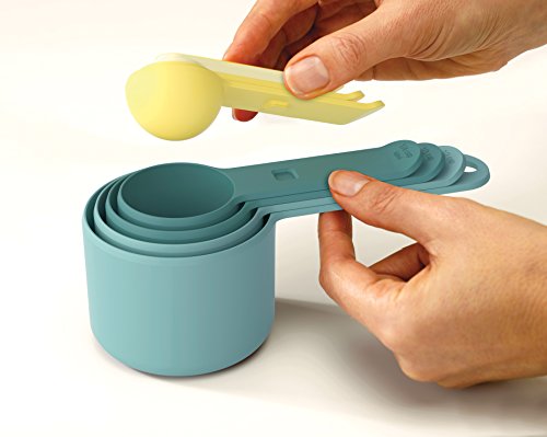 Joseph Joseph 40077 Nest Measure Opal Messbecher Set mit 8 Größen Kunststoff 17,3 x 7,7 x 8 cm 8 Einheiten, opalfarben - 5