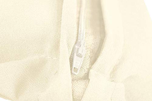 Auflage für Sonnenliege aus lichtechtem Dralon 195 x 58 cm 3-fach geknickt maschinenwaschbar verschiedene Farben (hier: weiß naturweiß), Polster für Gartenliege - 3