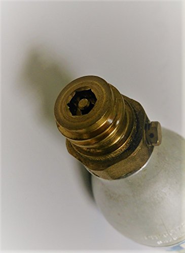 2 x CO2 Alu- Zylinder geeignet für original SodaStream Wassersprudler Crystal, Cool etc. Bis zu 60 Liter Sprudelwasser pro Füllung! Neu und mit CO2 425g gefüllt! - 2