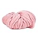 Produktbild Malloom® mehrfarbig Wolle Garn Super Soft Bulky Arm Stricken Wolle Roving Häkeln DIY (rosa)