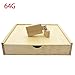 Produktbild Panamami Ahorn Holz Fotoalbum Box USB-Stick Fotografie Hochzeit Speichergerät Universal USB2.0 Memory Stick - Beige