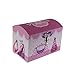 JVL Girls Princess Treasure Toy Chests Storage Boxes with Metal Clasp and Rope Handles - Set of 3