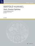 Image de Veni, Creator Spiritus: für mittlere Singstimme und Orgel. op. 103g. mittlere Singstimme und Orgel. Einzelausgabe. (Edition Schott)