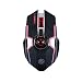 Produktbild Wireless Gaming Maus für kabelloses Gaming (2.4GHz Optischer Sensor, Li-Ionen-Akku, Dual-Mode mit Kabel), JSxhisxnuid (Schwarz)