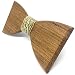 Produktbild Marachic Holzfliege für Männer, handgefertigte Holzfliege, Wenge-Holz, Männer-Jungs - europäische Marke für Fliegen, verstellbarer Riemen, Geschenkbox, Bekleidungszubehör, Hochzeits-Smoking, Anzug