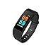 Produktbild Herzfrequenz Monitor Blut Druck Fitness Tracker, Wasserdicht Smart Armband Sport i9 Für Damen Herren Kinder mit Sleep Monitor, Bewegung Flugbahn Kalorienzähler für iOS Android Smartphones