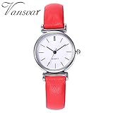 TianWlio Armbanduhren Damen Lässige Quarz Lederband Newv Armbanduhr Analoge Armbanduhr