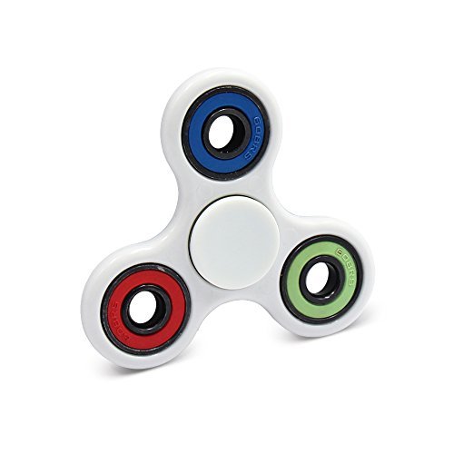 The Anti-Anxiety 360 Spinner Helps Focusing Fidget Toy [3D Figit] Tri-Spinner EDC Focus Toy for Kids & Adults - Best Stress Reducer Relieves ADHD Anxiety Boredom Ceramic Cube Bearing