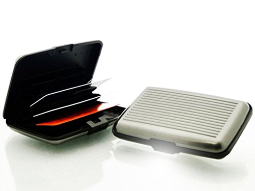 Preisvergleich Produktbild KREDITKARTENETUI Alu Geldbörse Visitenkarten Kartenetui Visa Card Kartenbox Etui