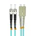 Produktbild jeirdus LC SC FC ST Duplex 50/125 OM3 10 g Multimode-Faser Kabel Jumper Optische Patch Kordel 10M/33ft SC-ST