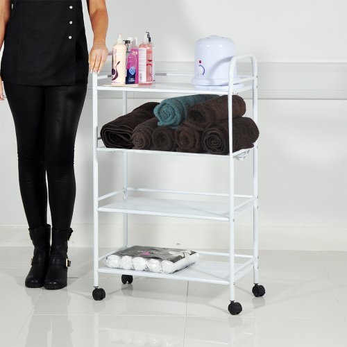 HEAVEN® Beauty Salon 4 Shelf Large Side Trolley Therapy Dentist Hairdresser
