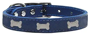 Mirage Pet Products No.16 Dog Collar, 14-Inch, Silver