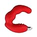 Produktbild Happy Silikon wasserdicht G Punkt stimulieren Prostata Massager Anal Vibrator Sex Toys für Mann Homosexuell (Rot)