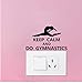 Produktbild HHZDH Keep Calm and Do Gymnastics Vinyl Switch Sticker Removable Wall Stickers for Kids Rooms 5PCS