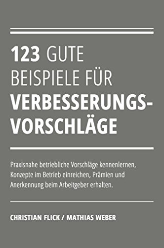 Download 123 gute Beispiele für Verbesserungsvorschläge Download 123 gute Beispiele für Verbesserungsvorschläge