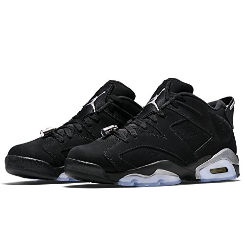 091206500098 UPC - 304401-003 Nike Herren Air Jordan 6 Retro Low  Basketballschuhe, Schwarz / Silber / Weiß (Schwarz / Metallic Silber Weiß),  43 Eu | Buycott UPC Lookup