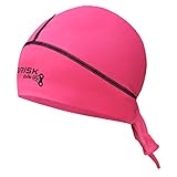 Brisk Cycling Skull Cap Pirates BandanaÂ high visibility (Pink)