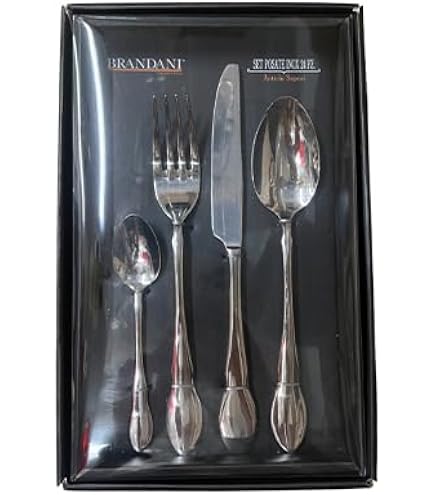 Brandani 52189 Le Primizie 24-Piece Cutlery Set Inox