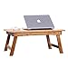 Produktbild Klappbarer Tisch aus Holz klappbarer Couchtisch Faltbarer Couchtisch Einfache Laptop Schreibtisch (Color : Brown, Size : 70CM*40CM*30CM)