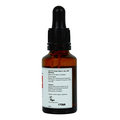 White Lotus ORGANISCHES ANTI-AGING SERUM 25 ml | Nicht fettig reich an Antioxidantien + Vitamin C | Von Verjüngungs-Experten speziell für den Einsatz mit Derma-Roller konzipiert - 5