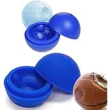 SPESPO - Pacco da 2 stampi per ghiaccio in silicone, a forma di palla, ideale per whiskey, cioccolatini e saponette, per aman