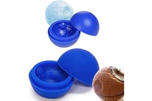 SPESPO Joyoldelf 2 x molde del silicona para cubo de hielo bandeja chocolate Para los amantes de Star Wars