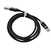 Produktbild F Fityle Magnet USB Typ C Kabel Ladekabel Nylon geflochtenes Schnellladekabel für Nintendo Switch Poke Ball Plus, schwarz