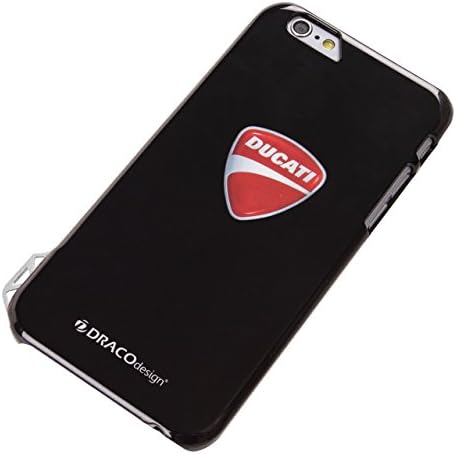 DRACO Design Polycarbonate Ducati 6 Ultra Slim Case for iPhone 6/6S - Retail Packaging - Black