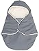 Wallaboo Baby Blanket Coco nore - For Car seat and Travel - Warm and safe - 90 X70 cm - For Babies from Newborn - grey