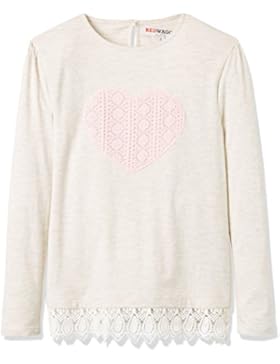 RED WAGON Mädchen Langarmshirt Herz-Print