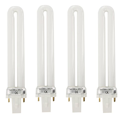 4 X Mylee 9w Replacement UV Lamp Nail Dryer Bulbs Universal Best Quality