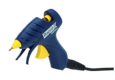Rapid, 5000423, Pistolet à colle 80W, Pour le bricolage et l’artisanat, Bâton de colle Ø7mm, Buse 8mm incluse, EG Point