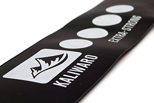 Fitnessbänder im 4er Set für Männer & Frauen, Damen. Kurze Widerstandsbänder 30 cm | runde Gymnastikbänder | Resistance band | Mini Loops aus 100 % Latex Geeignet für Pilates Yoga Fitness Bauch Beine Po Arme - 3