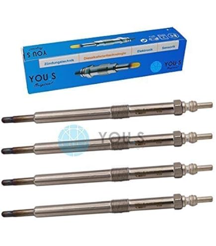 5 Stück YOU.S Glühkerzen 97mm 11V - Originalersatz Für VW Transporter T5 2.5 TDI