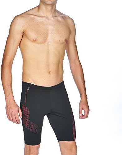 Arena Men's Training ARES5 Shadow Jammer, Men, arena Herren Trainings Badehose Shadow Jammer, Black-Red