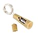 Produktbild KOBWA Weinflasche Kork Lichter, LED Kork-Flasche Leuchtet 1,5 M Draht Lichterketten mit 15 LED-Lampen für Flasche DIY, Party, Hochzeit, Halloween, Weihnachten, Schlafzimmer Dekoration (1 Packung)