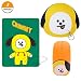Produktbild GOTH Perhk BTS Geschenkset für ARMY-Kpop BTS Cartoon Mouse Funkmaus mit 2 BTS Mauspad für AMY Cooky RJ Mang Koya Tata Chimmy Shooky(CHIMMY)