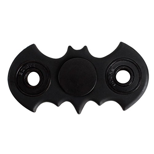 Evermarket New Style Fidget Hand Spinner EDC Focus Anxiety Stress Relief Toy,Black Bat Style