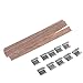 Produktbild FXCO 10pcs Kerze Holz Docht Kerzenhalter mit Sustainer Tab Candle Making Supply