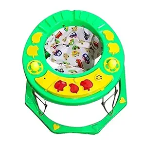 Baby Walker for Boys and Girls with Music and Light Apple Star Model (Green)