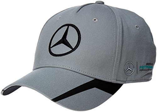Mercedes AMG Petronas Hombre Mercedes AMG Team Cap 2016 Grey Tapa, Gris, One Size