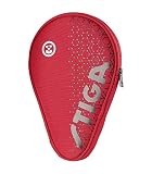 Muy Bella funda redonda, adecuado para guardar 1 raqueta. Con un compartimento para guardar 3 pelotas. La calidad de las fundas Stiga es impecable. Presentado en un paquete elegante.